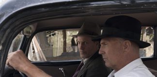 Woody Harrelson and Kevin Costner star as two former Texas Rangers in The Highwaymen, the untold story of the legendary detectives who brought down Bonnie and Clyde. The Netflix film premieres on Friday, March 29. (Photo: Netflix)