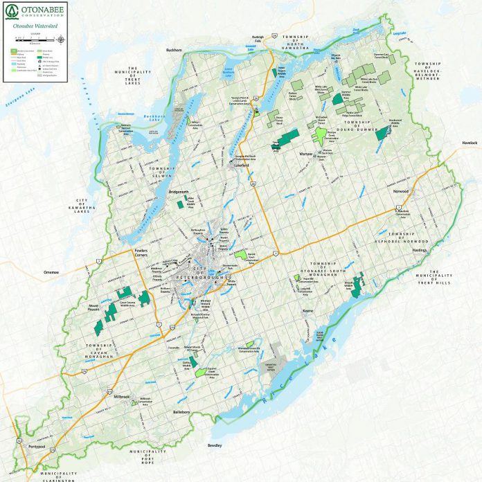 The Otonabee Conservation watershed region. (Map: Otonabee Conservation)