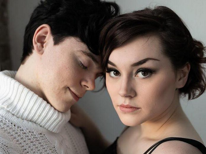 Daze Francis as Cliff Bradshaw and Dani McDonald as Salli Bowles in in a promotional photo for the Anne Shirley Theatre Company production of "Cabaret". (Photo: Ash Naylor Photography)