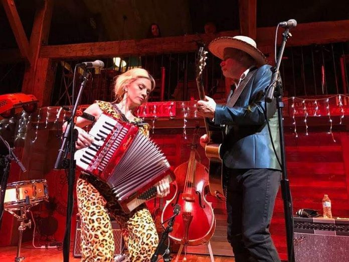 Married musical couple Tif Ginn and Fred Eaglesmith will be performing at the Market Hall in downtown Peterborough on April 5, 2019. (Photo: Fred Eaglesmith / Facebook)