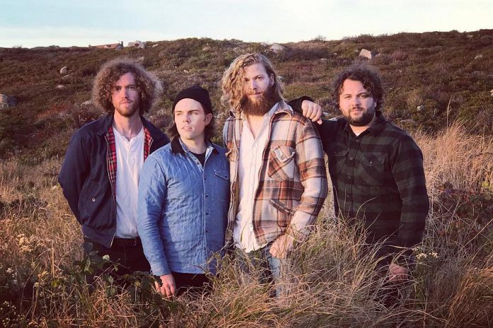 Cape Breton indie folk band Villages (Matt Ellis, Travis Ellis, Jon Pearo, and Archie Rankin) have just released a new record and will be performing at The Garnet in downtown Peterborough on Wednesday, March 27th with country and western musician Nathan Truax. (Publicity photo)