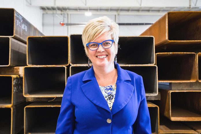 Steelworks Design co-founder and COO  Rhonda Barnet will deliver the keynote speech at the 2019 Women in Business and Judy Heffernan Awards dinner on April 9, 2019 at Personal Touch Banquet Hall in Peterborough. (Photo: Heather Doughty / Inspire: The Women's Portrait Project)