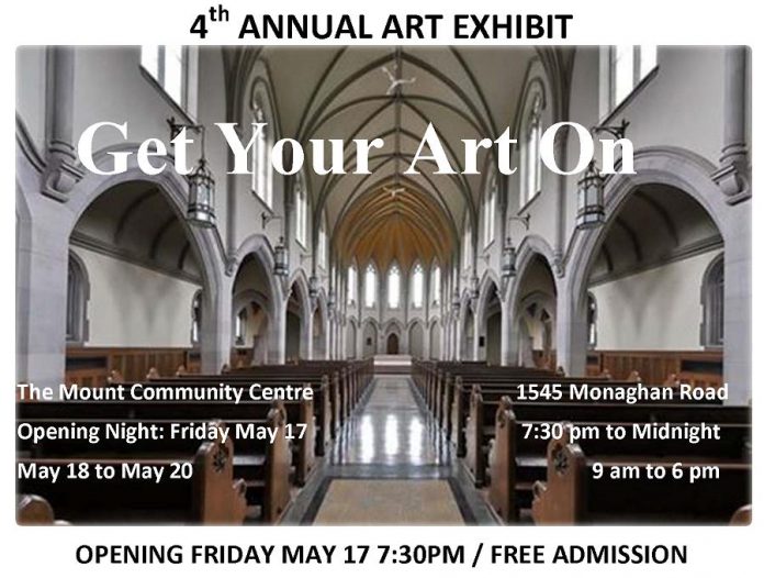  "Get Your Art On" takes place from May 17 to 20, 2019 at The Mount in Peterborough. (Poster: Hartley Stephenson)