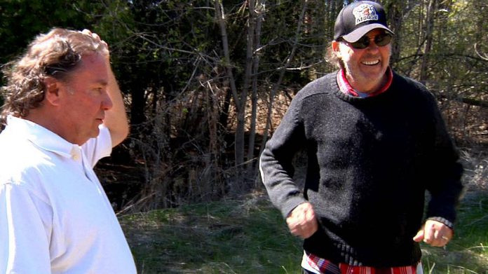 Bob Young (left) with his famous brother Neil in a scene from Jonathan Demme's 2011 documentary "Neil Young Journeys", where Neil returns to his childhood home of Omemee. (Photo by Declan Quinn, courtesy of Sony Pictures Classics)