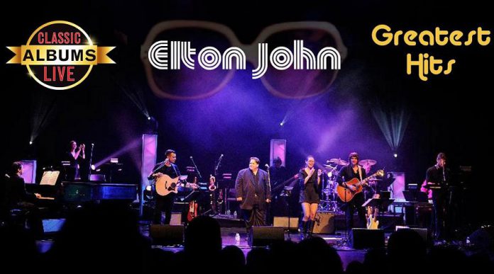 Murray James-Bosch performs with a full band to perform a note-for-note recreation of Elton John's 1974 "Greatest Hits" album when Classic Albums Live returns to Showplace Performance Centre in Peterborough on April 24, 2019. (Photo courtesy of Classic Albums Live)