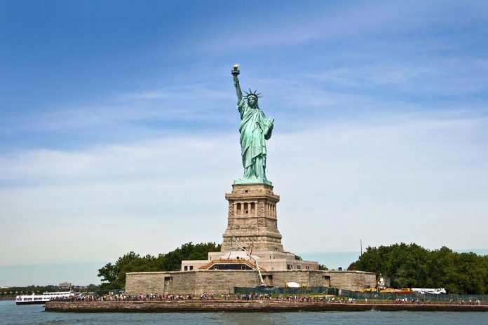 One of the few tour companies to do this, DeNureTours bring their guests to New York City by water. Guests start off in New Jersey and take the ferry in to Liberty and Ellis Islands where they will catch their first glimpse of New York City. Guests can spend the entire day exploring the Statue of Liberty (pictured here) and the Ellis Island Immigration Museum. (Supplied photo)