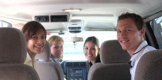 The annual Shifting Gears community challenge in May encourages people to try other transportation options such as carpooling, a great way to save on gas and time and sometimes get a few extra zzz's during your commute. New online carpool matching tools are available this year through Shifting Gears. (Photo courtesy of GreenUP)