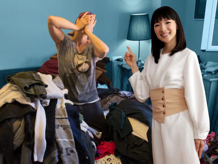 Organizing guru Marie Kondo's books and popular Netflix show have resulted in a surge of donations to thrift shops around the world. If you're purging this spring, consider donating clothing, toys, sheets, and other gently used items to a local non-profit or charitable organization. (Photo: Nextflix)