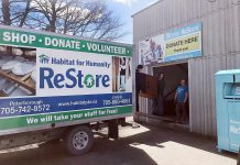 Habitat for Humanity Peterborough and Kawartha Region recently opened a new 14,000-square-foot ReStore retail site at 300 Milroy Drive in Peterborough to sell new and gently used household items and building materials at a discounted price. Habitat also has ReStore locations at 550 Braidwood Drive in Peterborough and at 55 Angeline Street North in Lindsay. All ReStore revenues are used to cover the charitable organization's administrative costs, so 100 per cent of donations can go towards supporting building projects for affordable housing. (Photo courtesy of Habitat for Humanity Peterborough and Kawartha Region)