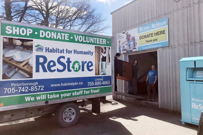 Habitat for Humanity Peterborough and Kawartha Region recently opened a new 14,000-square-foot ReStore retail site at 300 Milroy Drive in Peterborough to sell new and gently used household items and building materials at a discounted price. Habitat also has ReStore locations at 550 Braidwood Drive in Peterborough and at 55 Angeline Street North in Lindsay. All ReStore revenues are used to cover the charitable organization's administrative costs, so 100 per cent of donations can go towards supporting building projects for affordable housing. (Photo courtesy of Habitat for Humanity Peterborough and Kawartha Region)