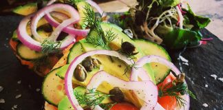 Culinary entrepreneurs will be serving up tantalizing food and beverage at the Junior Achievement Peterborough Lakeland Muskoka Business Hall of Fame and Induction Ceremony on May 23, 2019 at The Venue in downtown Peterborougu. Electric City Bread Company will serve house made crostini with a smoked salmon mousse, garnished with red onion, fresh dill, fried capers and chili oil. (Photo: Electric City Bread Company)