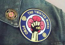 PTBO Northern Originals owner Mike Watt has created a pin and patch to continue the legacy of the late Jonathan Hall, with proceeds from their sale going to support The Twisted Wheel, the bar and music venue in downtown Peterborough that Hall co-owned with Mike Judson and his wife Jennifer. (Photos: PTBO Northern Originals)