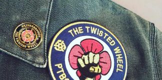 PTBO Northern Originals owner Mike Watt has created a pin and patch to continue the legacy of the late Jonathan Hall, with proceeds from their sale going to support The Twisted Wheel, the bar and music venue in downtown Peterborough that Hall co-owned with Mike Judson and his wife Jennifer. (Photos: PTBO Northern Originals)