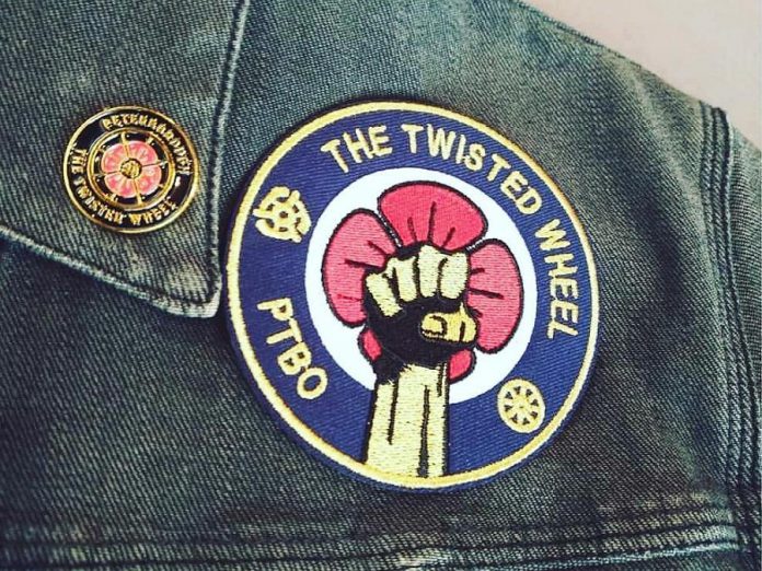 PTBO Northern Originals owner Mike Watt has created a pin and patch to continue the legacy of the late Jonathan Hall, with proceeds from their sale going to support The Twisted Wheel, the bar and music venue in downtown Peterborough that Hall co-owned with Mike Judson and his wife Jennifer. (Photos: PTBO Northern Originals)