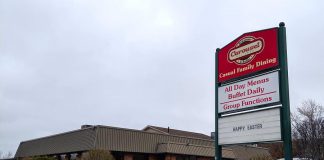 The Spiridis family has announced it is closing the Carousel restaurant at 116 Lansdowne Street East in Peterborough as of June 2, 2019. (Photo: Bruce Head / kawarthaNOW.com)