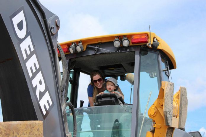 Kids of all ages can explore different types of vehicles at Touch-A-Truck, a family event that raises funds for programming at The Canadian Canoe Museum. It takes place in the museum's parking lot from 9:30 a.m. to 2:30 p.m on Sunday, May 26, 2019. (Photo courtesy of The Canadian Canoe Museum)
