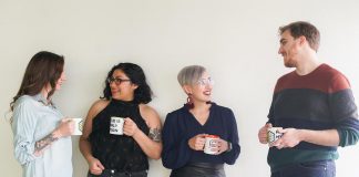 Peterborough's NV Media Productions is rebranding as 705 Creative. Pictured is the team at 705 Creative: graphic designer Emma Scott, co-founders Bianca Nucaro-Viteri and Mercedez Nucaro, and web designer and digital marketer Andrew Revoy. (Photo courtesy of 705 Creative)