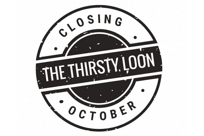  The Thirsty Loon in The Village Inn in Lakefield will be closing in the fall of 2019. (Graphic: The Thirsty Loon / Facebook)