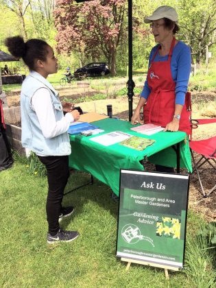 The Peterborough Master Gardeners will be at the Ecology Park Plant Sale on Saturday, May 18th to answer all your garden and planting-related questions. (Photo: Karen Halley)