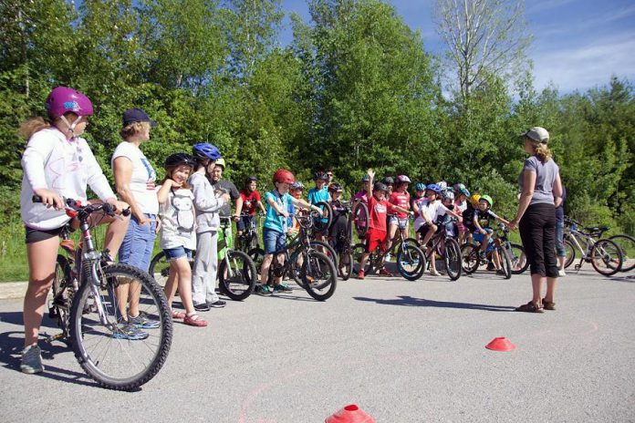 Pedal Power will run in five local schools this spring. The program teaches bike handling and safety skills to create more confident and competent young riders. (Photo: Lindsay Stroud)