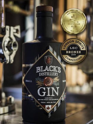 Black's Distillery recently won medals at two international competitions for their gin. (Photo: Black's Distillery)