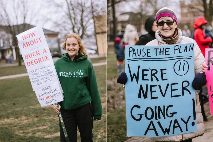 Peterborough May 1st General Strike Against Ford on May 1, 2019.  (Photo: Thayla Fortin)