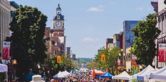 Peterborough Pulse, the award-winning open streets festival in downtown Peterborough, returns for its fifth year on Saturday, July 27, 2019. It's one of many popular events taking place in downtown Peterborough this summer. (Photo courtesy of Peterborough DBIA)