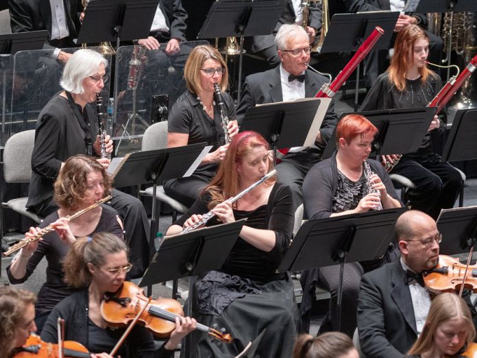 The Peterborough Symphony Orchestra in performance at Showplace Performance Centre during its "Classical Roots" concert on February 2, 2019. (Photo:  Huw Morgan)