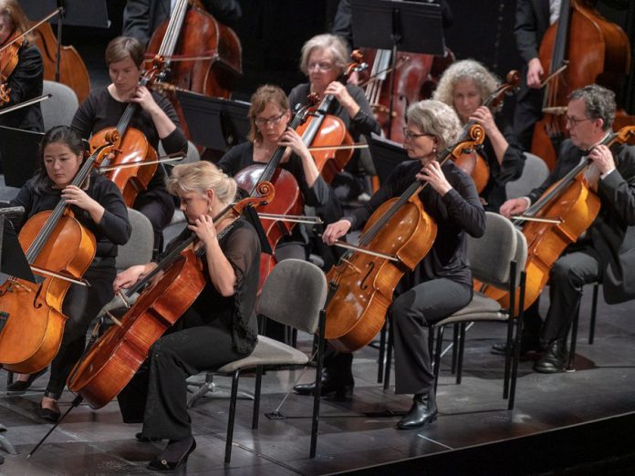 The Peterborough Symphony Orchestra in performance at Showplace Performance Centre during its "Classical Roots" concert on February 2, 2019. (Photo:  Huw Morgan)