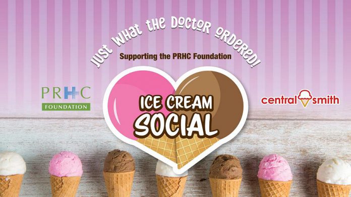 Central Smith Creamery's "Ice Cream Social" on July 20, 2019 is a fundraiser for PRHC Foundation. (Graphic: Central Smith Creamery / Facebook)