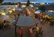 Kawartha Coffee Company in Bobcaygeon has one of the largest patios in the Kawarthas, with space for 140 to eat, drink, and enjoy a summer's day or night. (Photo: Fred Thornhill)