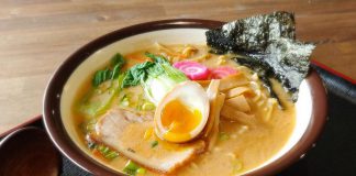 Tora Bistro has brought authentic Japanese ramen to downtown Peterborough, including their popular Tonkotsu ramen that featues a broth simmered for 12 hours. (Photo: Madeline Gingrass)