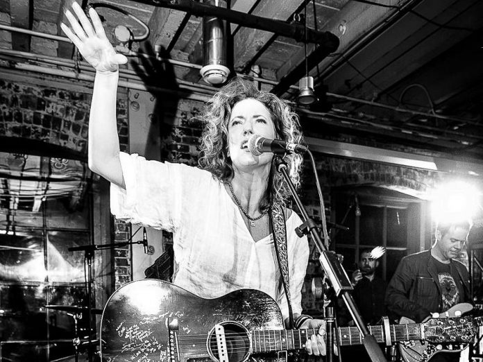 Kathleen Edwards (pictured here at the 2017 Juno Awards weekend party in Ottawa) and Matt Hays will perform at the 2019 Peterborough Folk Festival on Sunday, August 18th. (Photo: Scott Doubt Photography)