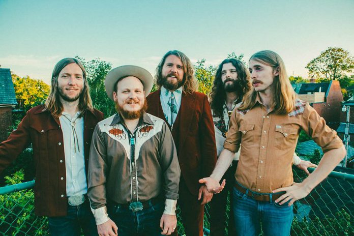 The Sheepdogs, including Bailieboro's own Jimmy Bowskill (second from left), are performing a free sponsor-supported outdoor concert at Peterborough Musicfest in Del Crary Park in downtown Peterborough on July 24, 2019. (Photo: Matt Dunlap)