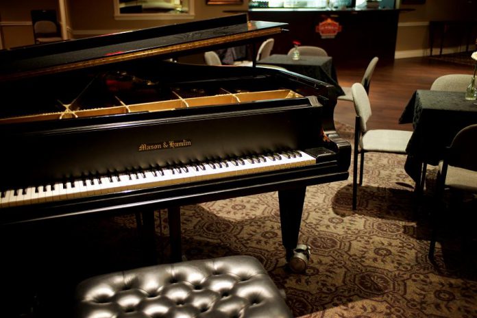 A grand piano is available in the Nexicom Studio. (Photo courtesy of Showplace Performance Centre)