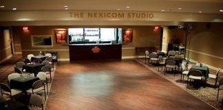 Showplace Performance Centre has three spaces available for rent: the Erica Cherney Theatre, the Nexicom Studio, and the main lobby. The Nexicom Sutdio can seat 100 people comfortably, with a maximum capacity 200 people, and includes standard bar services. (Photo courtesy of Showplace Performance Centre)