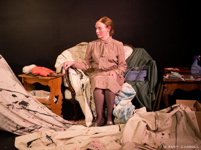 Sheila Charleton brings Frank Flynn's "Grace" to life in a way so real that the audience can easily forget she is an actress playing a role on stage, but instead is a real woman telling her real-life story in her own living room.   (Photo: Andy Carroll)