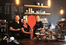 The Cork & Bean, which opened in downtown Peterborough last fall, is one of several local eateries participating for the first time in the 2019 Paint The Town Red fundraiser for the United Way on Wednesday, July 17th. In all, 35 restaurants, cafes, and pubs will be donating 25 per cent of their net sales to the United Way on Wednesday. (Photo courtesy of United Way of Peterborough and District)
