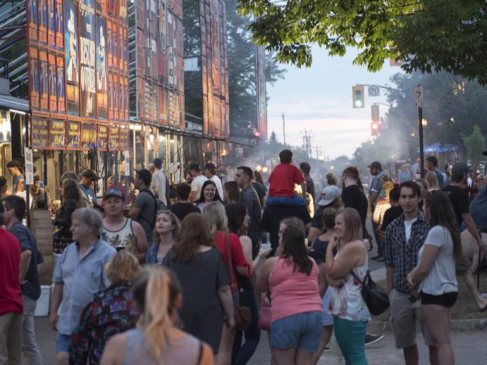 The annual Kawartha Rotary Ribfest is a family-friendly event. (Photo courtesy of Peterborough DBIA)