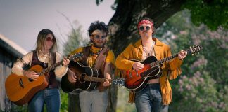 Musicians Kate Suhr, Griffin Clark, and Owen Stahn, who are currently starring in Beau Dixon's "Bloom: A Rock 'n' Roll Fable" at 4th Line Theatre, will be performing their own music at 4th Line's Midsummer Night's Music concert at St. Thomas's Anglican Church in Millbrook on July 20, 2019. The line-up also includes fellow performers and musicians Justin Hiscox, Mark Hiscox, and Geoff Hewitson, as well as Melissa Payne, who will be making her 4th Line Theatre debut in "Carmel" in August. (Photo: Wayne Eardley / Brookside Studio).