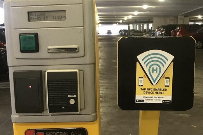 The HotSpot parking app can now be used to pay for parking in downtown Peterborough parking garages. (Photo: City of Peterborough)