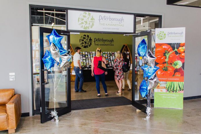An open house at the Peterborough & the Kawarthas Tourism Visitor Centre takes place on July 5, 2019. (Photo courtesy of of Peterborough & the Kawarthas Economic Development)