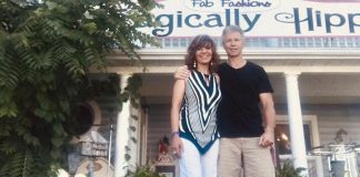 Tragically Hipp owner Evelyne Derkinderen and her partner Peter Osborne are the proud owners of 60 Queen Street in Lakefield. Derkinderen learned several months ago that the building was going to be sold, which could have potentially forced her to close her popular women's fashion shop at its iconic location. (Photo: Tragically Hipp / Facebook)