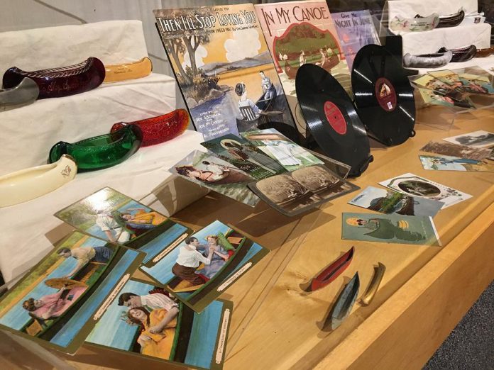 The Canadian Canoe Museum has a new collection of canoe-themed items including sheet music, records, and beautiful vintage postcards. (Photo courtesy of The Canadian Canoe Museum)