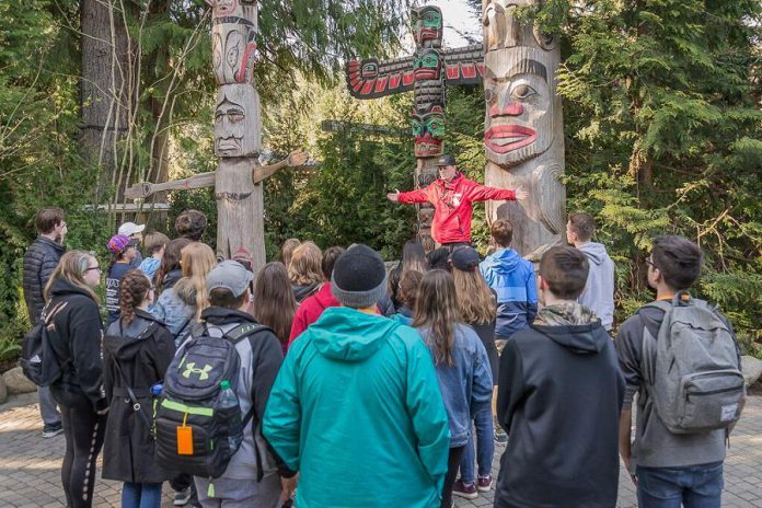 Since 2005, DeNureTours has been creating custom group tours with itineraries wholly tailored to special interest parties, tour leaders, church groups, schools, and groups of family and friends. Pictured is a group of students from St. Paul Catholic Secondary School touring the Capilano Suspension Bridge Park in Vancouver, B.C. (Supplied photo)