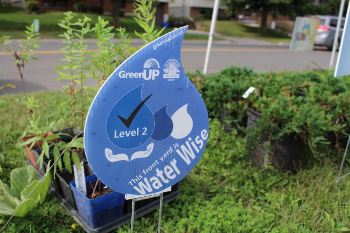 GreenUP is now recognizing Water Wise Lawns in the City of Peterborough. Nominate a home or business property today and, upon approval, receive one of these signs to display proudly. (Photo: GreenUP)