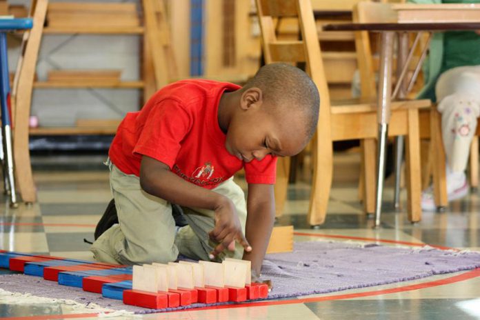 In the classrooms at Kawartha Montessori School, objects that might seem arbitrary serve a specific purpose and are central to the curriculum.  The founder of the Montessori educational method, Maria Montessori spent years designing and perfecting the materials that are now requirements of an authentic Montessori classroom. These experiential materials are the first part of any lesson: teaching a student a particular concept. For example, blocks of different shapes and sizes can be used during a geometry lesson.   (Supplied photo)