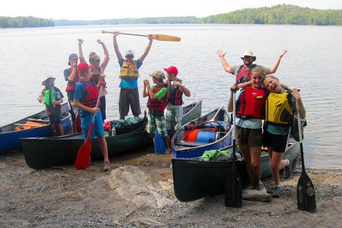 Students of Kawartha Montessori School during a camping trip. In the Montessori educational philosophy, the outdoor classroom is just as important as the indoor prepared environment. Research shows outdoor learning and outdoor free play is important during a child's education. (Supplied photo)