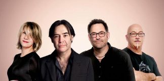 Crash Test Dummies (Ellen Reid, Brad Roberts, Dan Roberts, and Mitch Dorge) reunited, minus original member Ben Darvill, for a 2017 concert in Winnipeg and subsequently decided to tour again. The band performs a free, sponsor-supported concert at Peterborough Musicfest at Del Crary Park in downtown Peterborough on July 13, 2019. (Publicity photo)