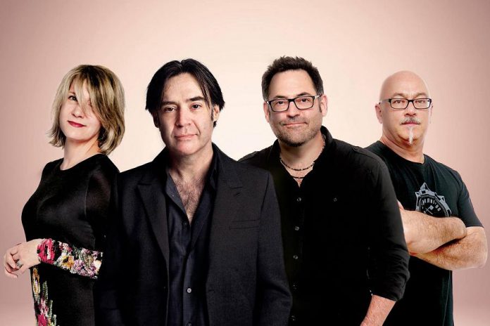 Crash Test Dummies (Ellen Reid, Brad Roberts, Dan Roberts, and Mitch Dorge) reunited, minus original member Ben Darvill, for a 2017 concert in Winnipeg and subsequently decided to tour again. The band performs a free, sponsor-supported concert at Peterborough Musicfest at Del Crary Park in downtown Peterborough on July 13, 2019. (Publicity photo)